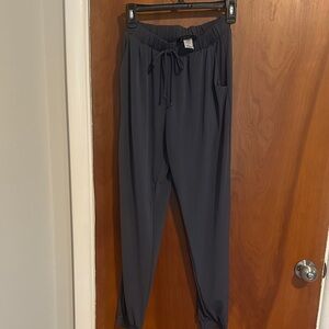 Brigitee Brianna Charcoal Drawstring Joggers and matching tee set